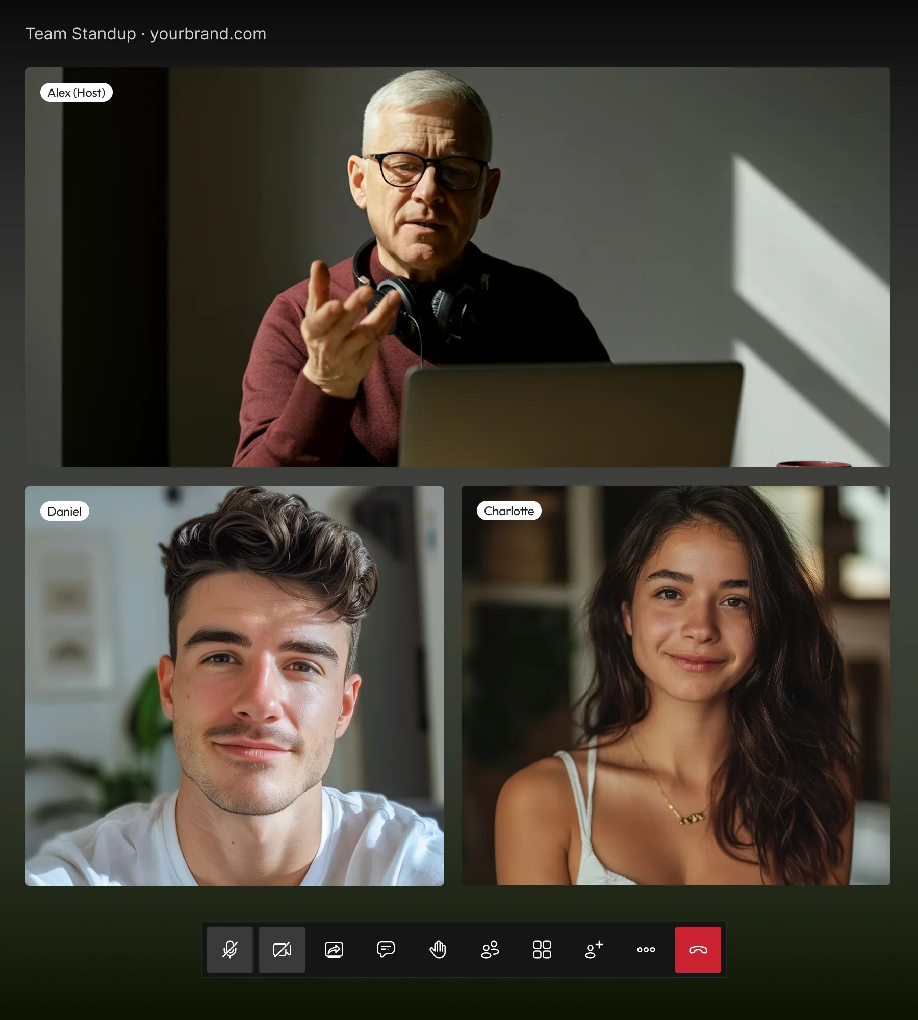 A fully functional, beautifully branded video conferencing
              platform — on your domain, your server, with your logo.