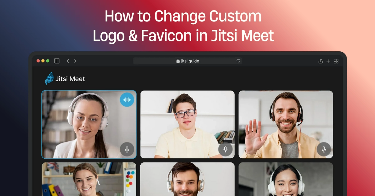 How to Change Custom Logo & Favicon in Jitsi Meet
